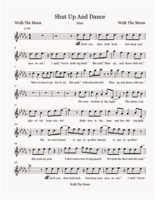 how bout a dance sheet music? Let's discuss the rhythm and melody in music sheets as if they were a choreographed dance.