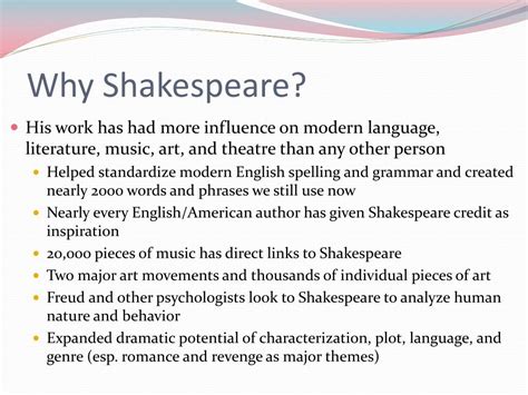 what rhymes with drama: Why is Shakespeare's work still relevant in the modern era?